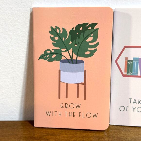 Small Notebooks Journal Set of 3 3.5 x 5 inches Narrow Lines Indoor Plants - Picture 2 of 5